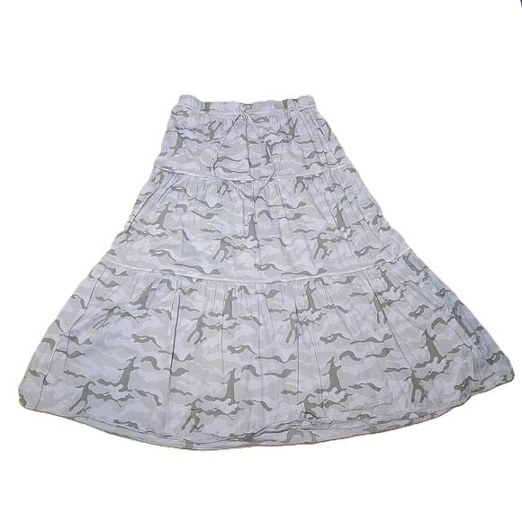 Boston Proper Women's Maxi Skirt Size Large Gray and Lilac - Picture 4 of 13